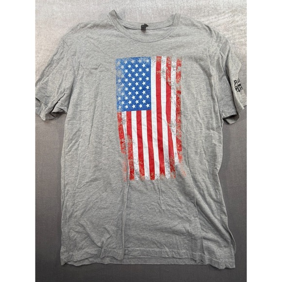 The Unbranded Brand Other - American Flag Men Shirt Patriotic Gray Size XL